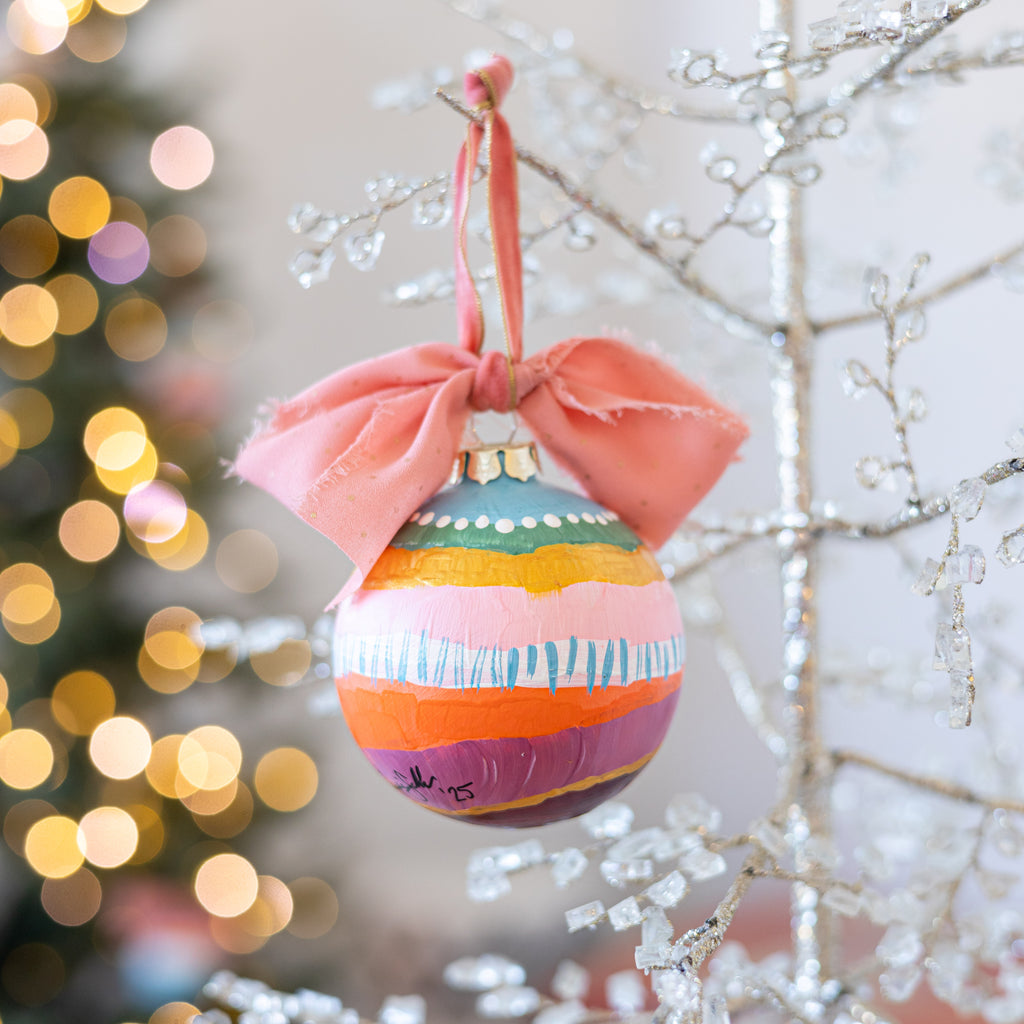 Silver Linings Globe Ornament Large - 17