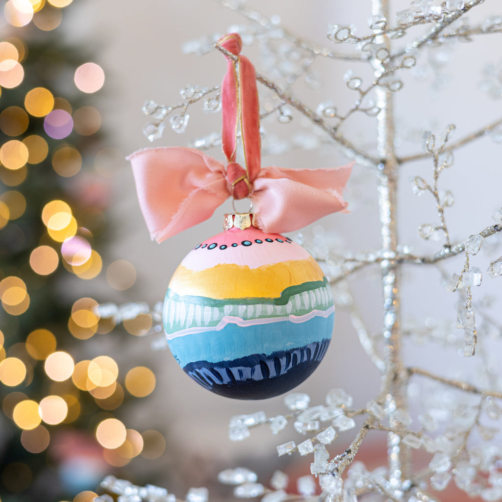 Silver Linings Globe Ornament Large - 18