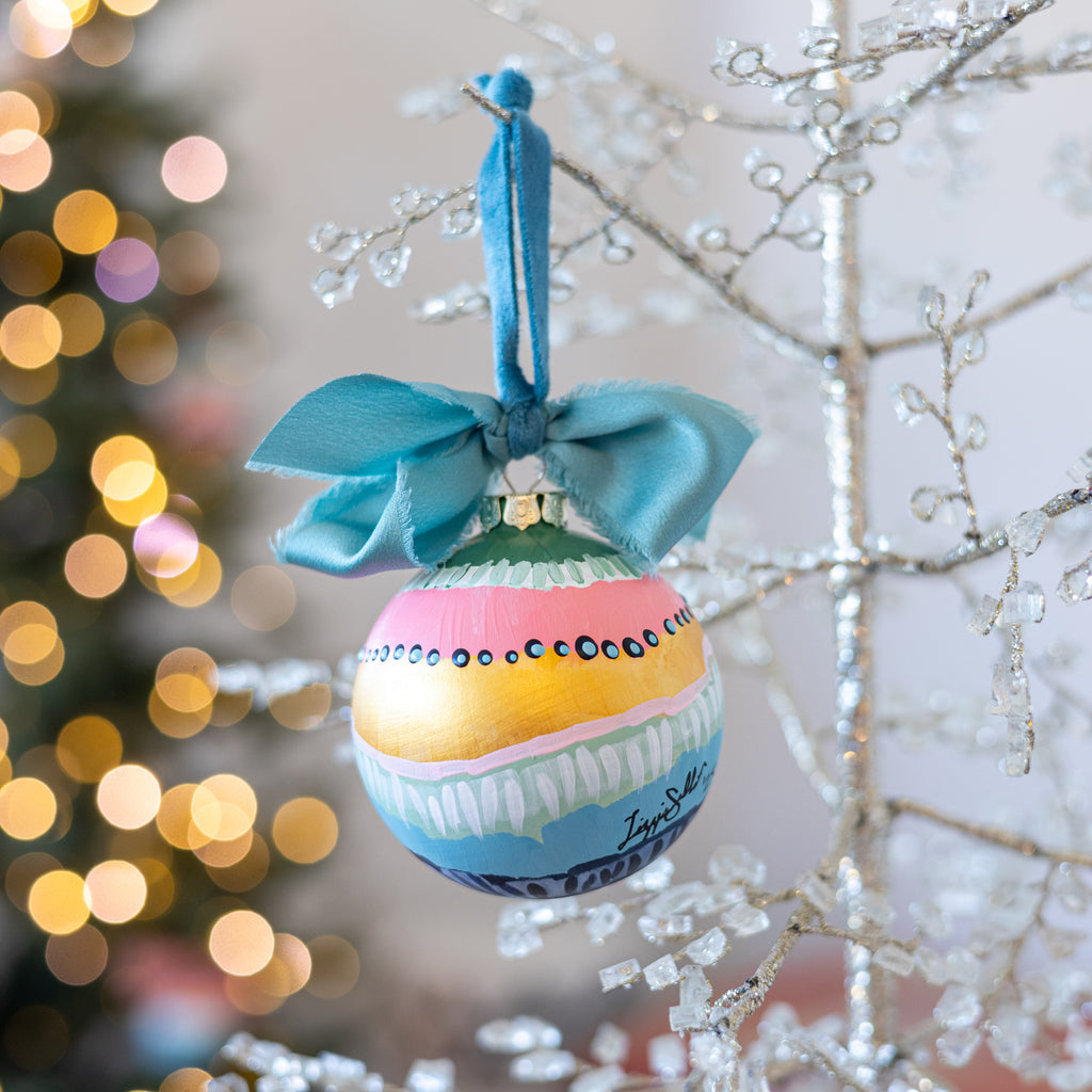 Silver Linings Globe Ornament Large - 13