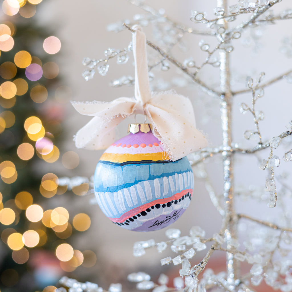 Silver Linings Globe Ornament Large - 14