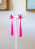Sputnik Extra Long Drop Earring - Multiple Colors