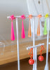 Sputnik Extra Long Drop Earring - Multiple Colors