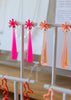 Sputnik Extra Long Drop Earring - Multiple Colors