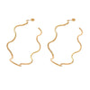 Squiggle Hoop Earrings