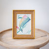 Original Artwork in Detailed Gold Frame 7.5"x9.5"