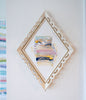 "Joyful Connection" Painting in Vintage Diamond Frame