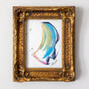 "Joyful Connection" Original Swish in Chunky Vintage Frame