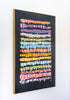 "Within and Beyond" 30x48, Gold Float Frame