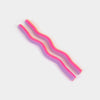 Wiggle Candles - Orange, Pink & Lav. (2 Pack) - 11" Tapers