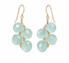 Chalcedony 4 Stone Earrings