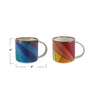 Rainbow Stoneware Mug