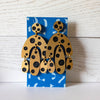 Gold Polka Dot Earrings