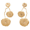 Pennywort Vine Chandelier Bronze Earring
