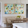 "In Bloom" Diptych Commissioned Pair 40x40