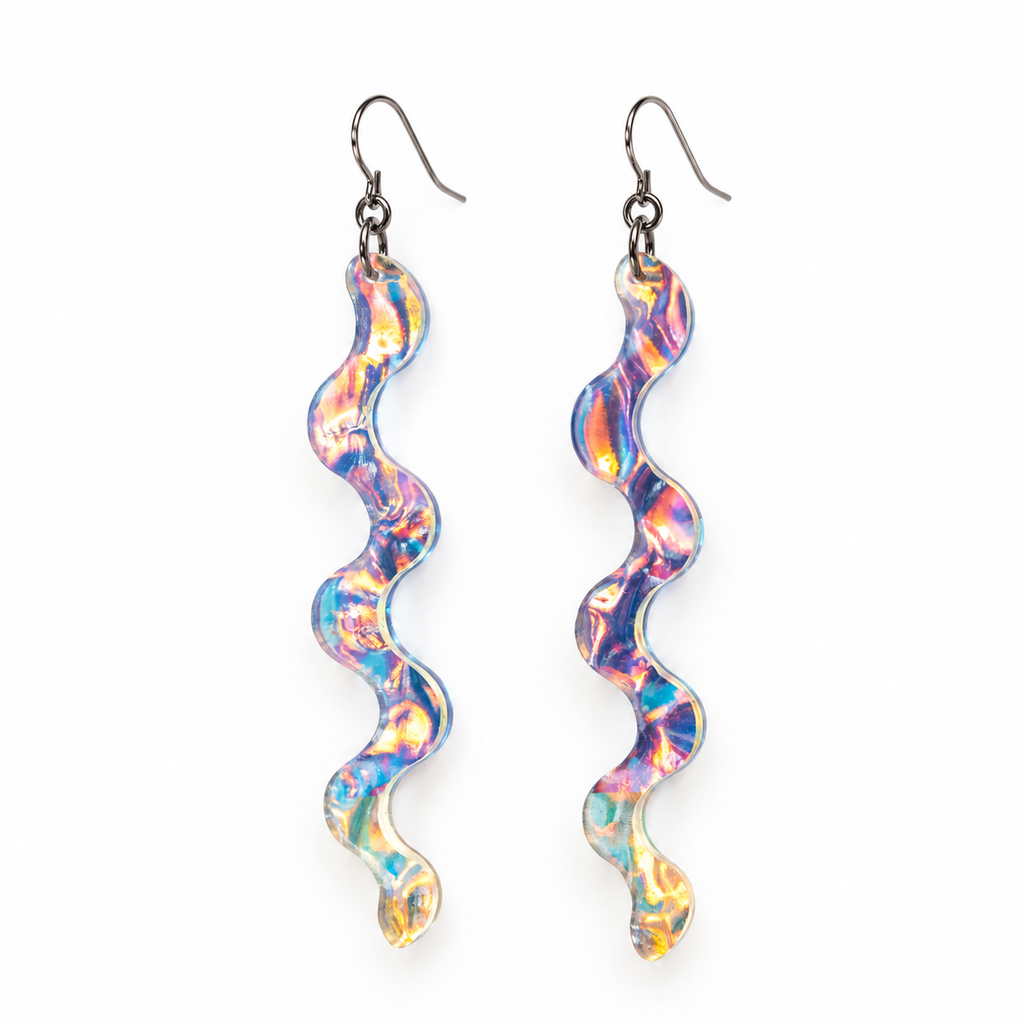 Long Squiggle Earring